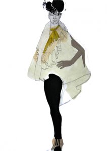 Elegante Modeillustration