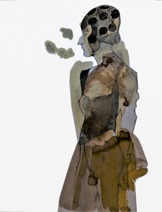 Elegantes Frauenprofil