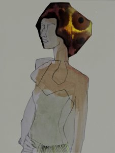 Stilvolles Frauenprofil