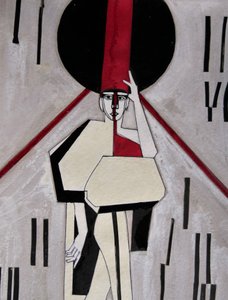 Stilisierte Modefigur