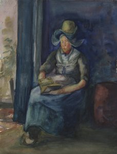 Sitzende Niederländerin