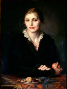 Dame mit Früchten, Gladys Holman Hunt, 1917