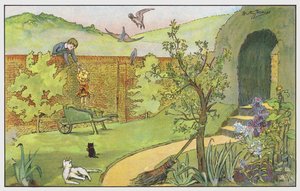 Über die Gartenmauer von Dorothy Furniss