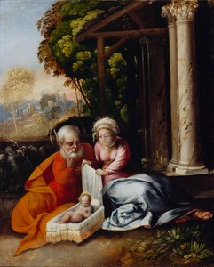 Die Heilige Familie von Dosso Dossi