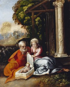 Die Heilige Familie von Dosso Dossi
