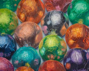 Viele Pralinen, 2022 von Douglas Newton