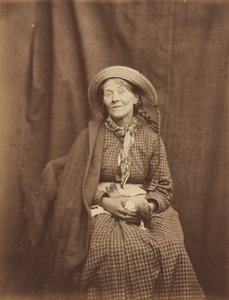 Frau mit totem Vogel, Surrey County Asylum von Dr. Hugh Welch Diamond