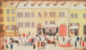 Winterszene in Nürnberg von Dr. J.C. Birckner