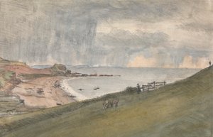 Budleigh, Salterton... Ein leichterer Weg, die Klippe hinunterzusteigen