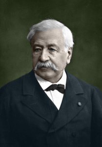 Porträt von Ferdinand de Lesseps (1805 - 1894). Fotografie von Dragon. von Dragon