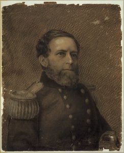 Admiral Andrew H. Foote, Brustbild, in Militäruniform von Drawings