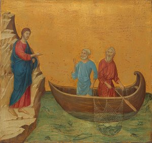 Der wunderbare Fischzug und die Berufung der Apostel Petrus und Andreas