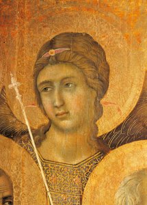 Maestà des Duccio Altarbildes im Dom von Siena (Detail)