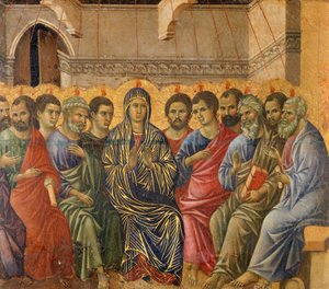 Pfingsten (Detail) von Duccio di Buoninsegna