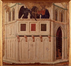 Die Versuchung im Tempel von Duccio di Buoninsegna