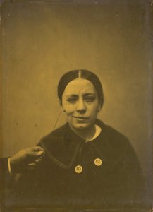 Leichte Senkung des Mundwinkels durch Depression links, falsches Lachen rechts, 1854-185 von Duchenne de Boulogne
