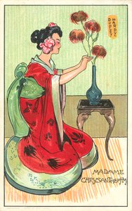 Madame Chrysanthemum, aus dem Roman von Pierre Loti von Dudley Hardy