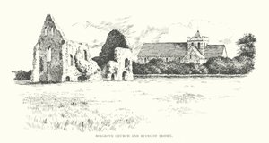 Boxgrove Kirche und Ruinen des Priorats von Duncan Moul