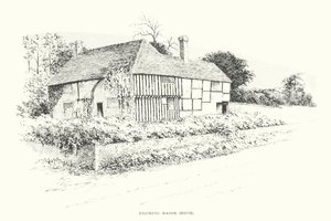 Filching Manor House (Lithografie) von Duncan Moul