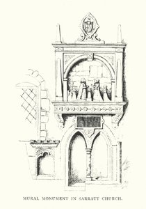 Wanddenkmal in der Sarratt Church von Duncan Moul