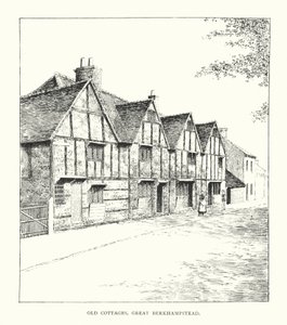 Alte Cottages, Great Berkhampstead von Duncan Moul