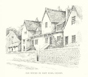 Alte Häuser in der Hauptstraße, Lexden von Duncan Moul