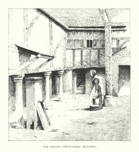 Der Biggin Innenhof, Hitchin von Duncan Moul