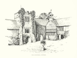 Der Innenhof, Ightham von Duncan Moul
