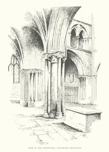 Ansicht im Presbyterium, Kathedrale von Chichester von Duncan Moul