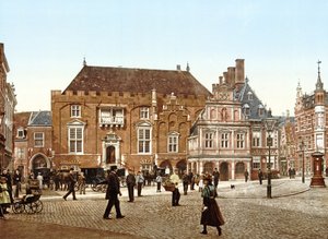 Rathaus am Grote Markt, Haarlem, Holland