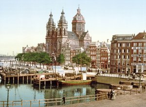 Sint-Nicolaasbasiliek, Amsterdam, veröffentlicht um 1900