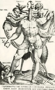 Arminianismus als fünfköpfiges Monster von Dutch School