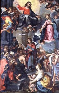 Taufe Christi, im Stil von Barocci von Dutch School