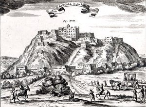 Bietala, Festung des Großen Lama, Königreich Lhassa, Illustration aus 
