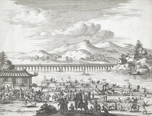 Brücke über den Jangtse-Fluss von Dutch School