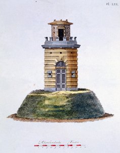 Design aus dem Magazin der Gartenschätze von G. van Laar, veröffentlicht 1802