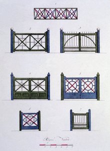 Designs aus dem Magazin der Gartenschätze von G. van Laar, veröffentlicht 1802