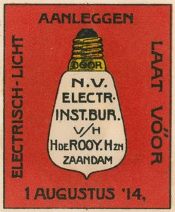Elektrische Beleuchtung von Dutch School