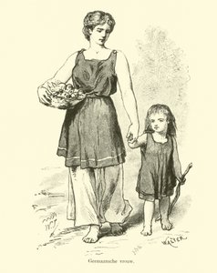 Germanische Frau