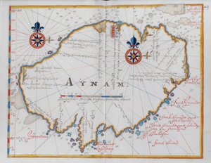 Karte der Insel Aynam