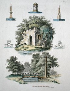 Ornamentale Gartenelemente, aus 