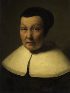 Porträt einer älteren Dame von Dutch School
