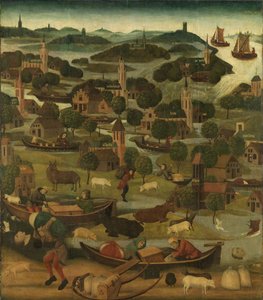 Elisabethflut von Meister der Heiligen Elisabeth-Tafeln, ca. 1490-95 von Dutch School
