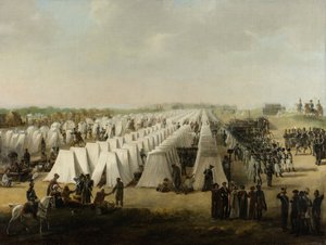 Das Armeelager in Rijen, 1831-5