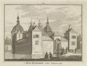 Blick auf Schloss Endegeest, Oegstgeest, Niederlande