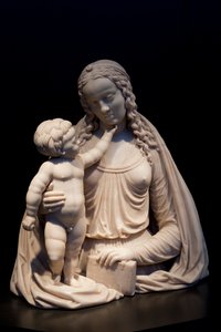 Jungfrau und Kind, um 1525, Domschatz, St. Michael und St. Gudula Kathedrale (Metallarbeit)