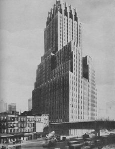 Wunder des antiken Babylon übertroffen im modernen New York, ca. 1935
