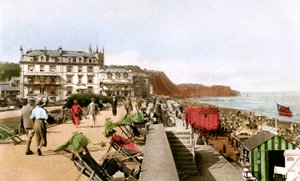 East Cliff Promenade, Teignmouth, Devon, frühes 20. Jahrhundert von EP Bucknall