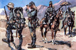 Deutsche Uniformen von 1917, Mazedonische Front von E. (after) Dobrich