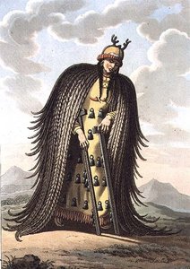 Eine Zauberin aus Tungusy, graviert von Gros von E. (after) Karnejeff